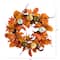 24" Pumpkin, Gourd & Berries Artificial Fall Wreath